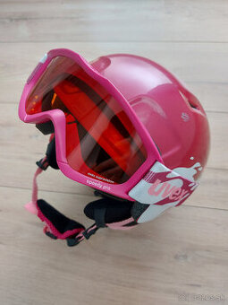 Predam detsku lyziarsku prilbu Uvex heyya, v 51 az 55, set s