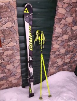 Lyže Fischer COMP PRO 165 cm + lyžiarske palice