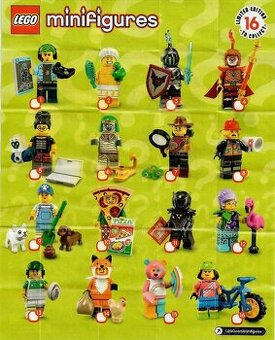 lego minifigúrky séria 19, 20, 21 a 22