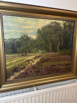 stary obraz olej na platne