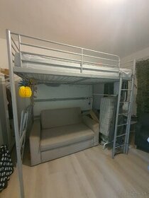 Ikea Tromso loft vyvýšená postel - 140x200 cm

