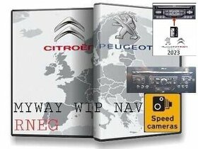 Mapy GPS RNEG pre Peugeot Citroën WIP NAV MY WAY.