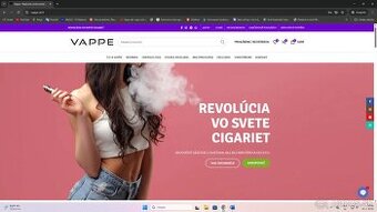 Predám eshop- vlastný brand VAPPE