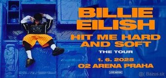 PREDÁM 2x lístok na Billie Eilish Praha, písať MAIL