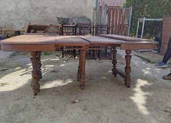 Stôl skladací Francúzsko a stoličky