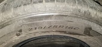 215/75 r16 C zatazove dodávkove 4ks99eur