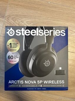herne sluchadla steelseries artics nova 5P