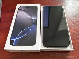 iPhone 16 Pro 256 GB čierny titán so SPIGEN príslušenstvom