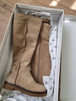 nové kožené čižmy Ralph Lauren veľ. 36