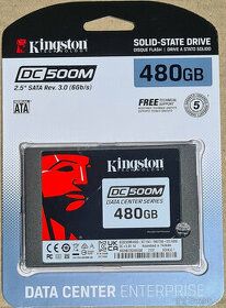 Nový a nerozbalený Kingston DC500M 480GB SSD disk 2.5"