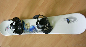 Set snowboard F2 Glide + viazanie Crazy creek + topánky č.46 - 1