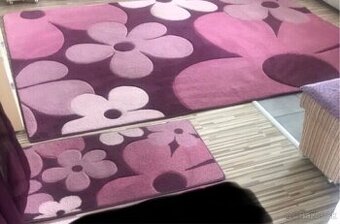 Predám krásne kvalitné koberce s kvetinkami