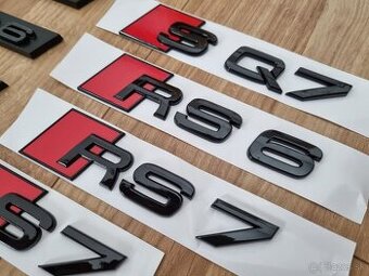 Napis logo znak - S3 RS3 S4 RS4 S7 RS7 RS6 SQ8 SQ7 SQ5 S8