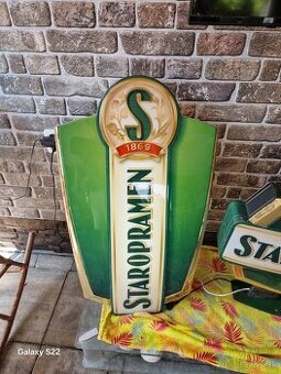 Svetelna reklama Staropramen