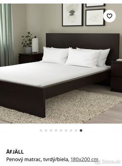 IKEA 180x200cm tvrdy penovy matrac