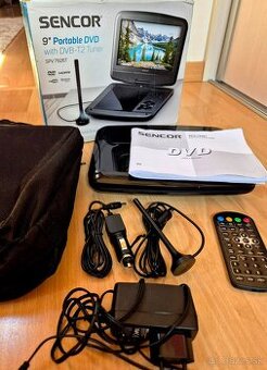 Sencor prenosný DVD prehrávač s DVB-T