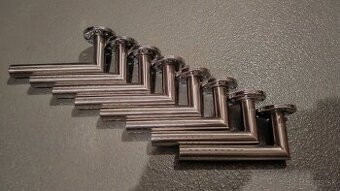 Kovové kľučky na dvere – 4 páry