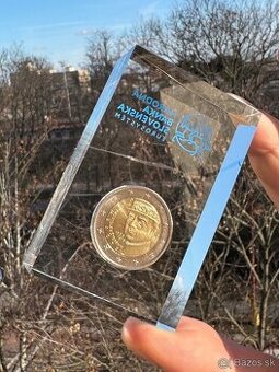 2€ minca Štefánik (2019) v epoxide (NBS). PLATÍ DO ZMAZANIA