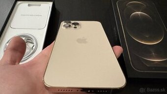 iPhone 12 Pro Max 128 GB – zlatý, TOP stav