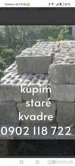 Kúpim staré kvadre