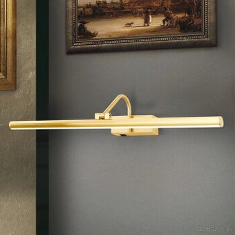 Zlaté luxusne obrazové LED svietidlo Sofia – 60 cm