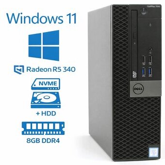 Dell OptiPlex 7040 SFF - i5, 8GB DDR4, R5 340, SSD+HDD