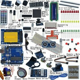 Starter Kit for Arduino 1602LCD Servo Ultrasonic Motor LED R
