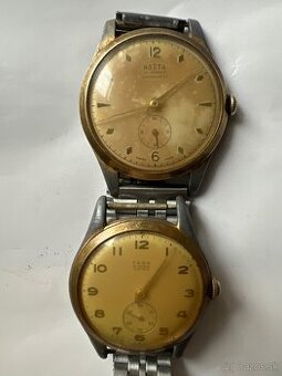 Hodinky ROSTA a FERO 15 rubis Swiss made spolu cena 35€ - 1