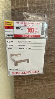 Manželská posteľ 180x200