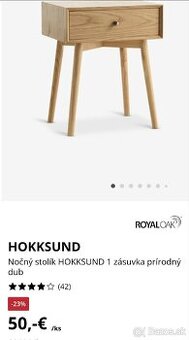 Nočný stolík HOKKSUND