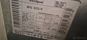 Predám Mrazničku whirpool Truhla 210 l a whirpool 75 l