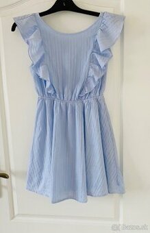 Shein bledomodre saty velkost S - 1