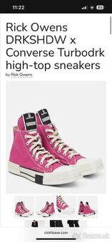 Tenisky converse Rick Owens