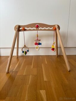 Kvalitná drevená hrazda pre bábätká zn. Walter