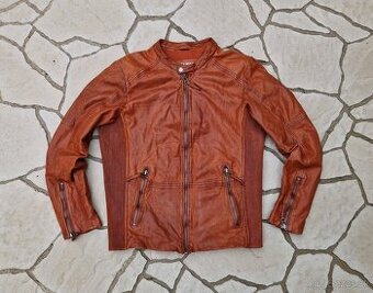 Pánská kožená bunda Freaky Nation velikost L