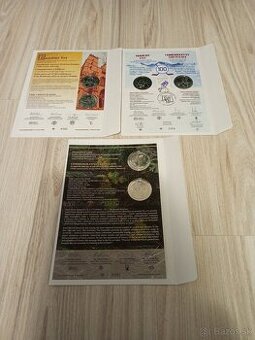 Pamätné listy k strieborným 10€ minciam