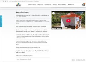 Nožnicový stan 4x8m BRIMO Premium do vetra do 70km/h