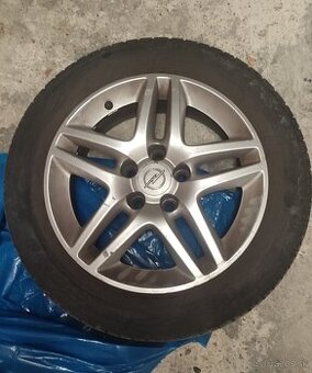 hliníkové disky s pneumatikami, jazdené R-16 opel