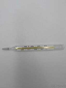 Ortuťový lekársky teplomer