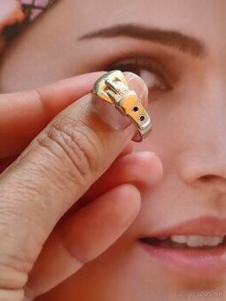 Strieborný prsteň 925 opasok