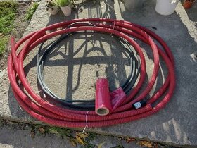 Predám privodný kábel AYKY 4x16 + chranička+fólia výstražná