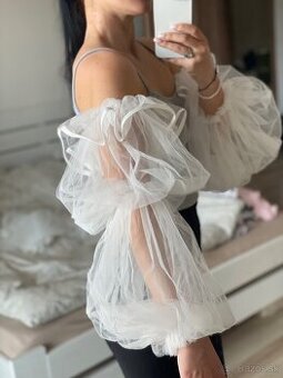 Svadobné puff rukávy