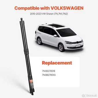 Elektricka zdvihacia vzpera kufra pre VW Sharan (2010–2023)