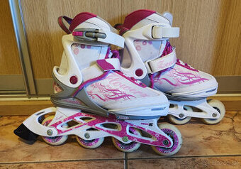 detské nastaviteľné in-line korčule