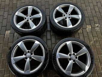 Predám elektrony Audi rotor 5x112 + pneu Michelin 255/40 r20