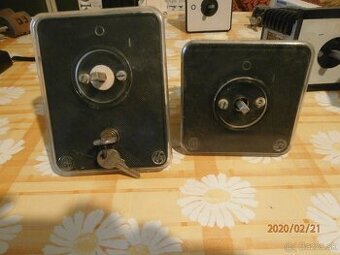 Vypinač s klučom rozne typy.