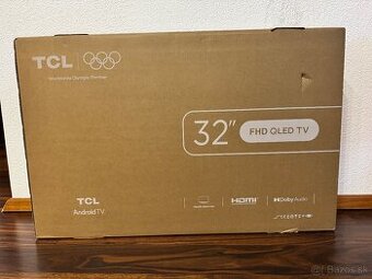 Nový+nerozbalený televízor FHD QLED zn. TCL 32S51KX1 82cm