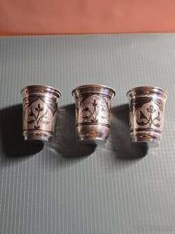 Sovietske strieborné poháre 875/1000