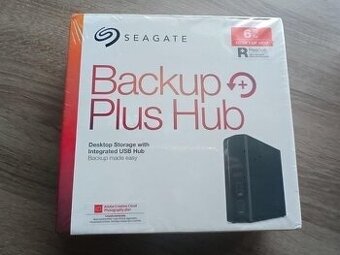 6 / 8TB Externý Seagate Backup Plus Hub