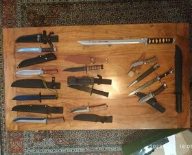 Zbierka kvalitných nožov na predaj